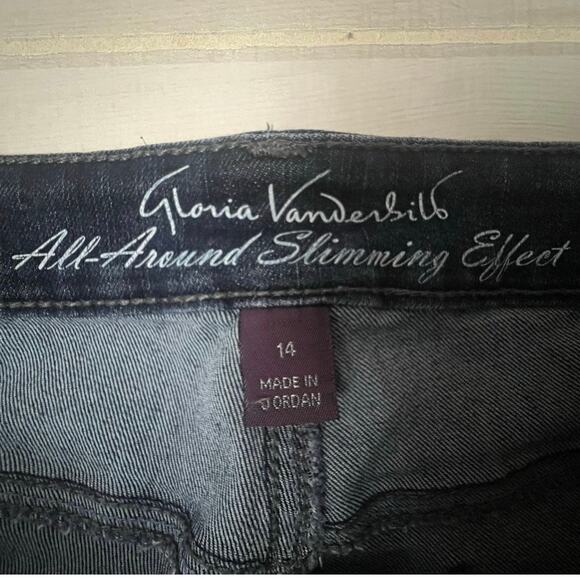 Gloria Vanderbilt Hi-rise Button Fly Bootcut Jeans Women’s Sz 14 Stretch - Picture 6 of 8